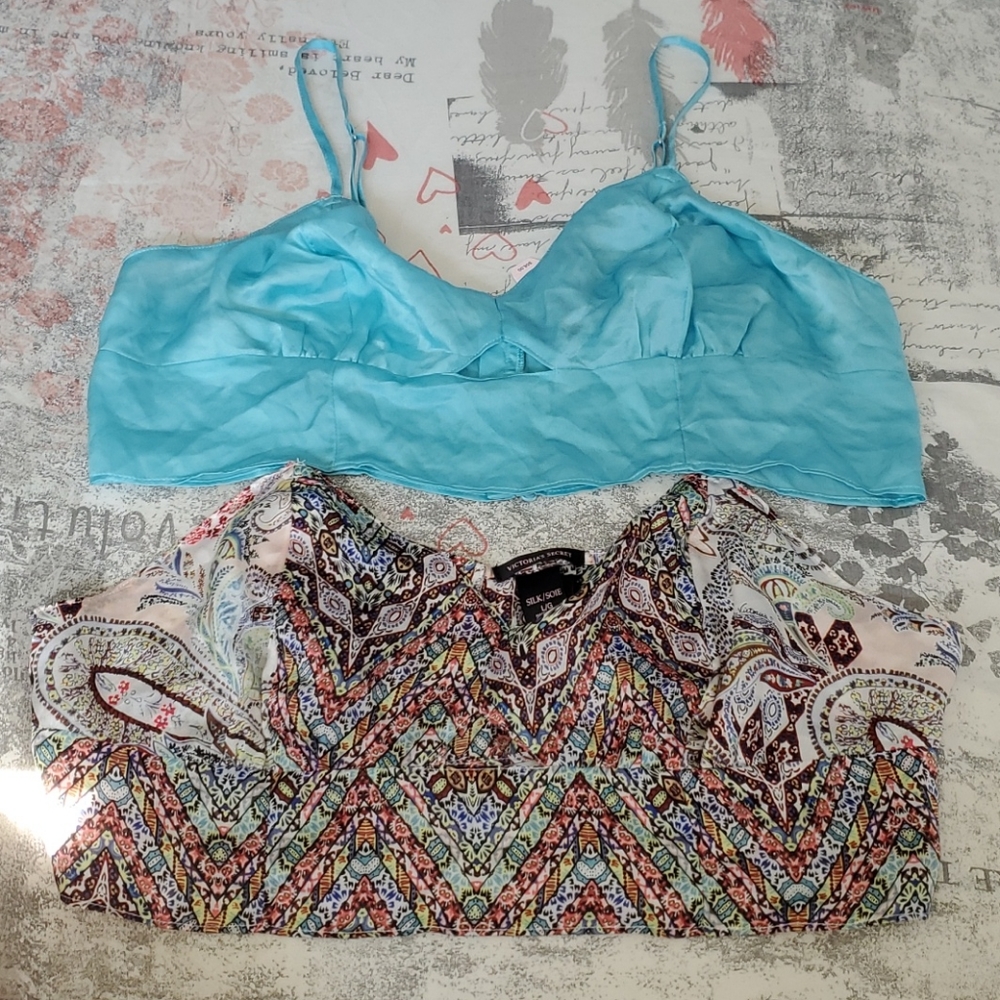 100% silk designer collection silk bralette set